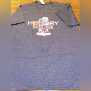 Boston Red Sox History Made 2018 World Series Champion Heather Gray Large TShirt